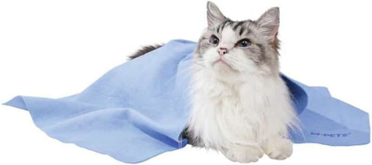 M-pets Απορροφητική Πετσέτα Στεγνώματος Σκύλο Γάτα Quick-dry Blue Bubble 64×43cm