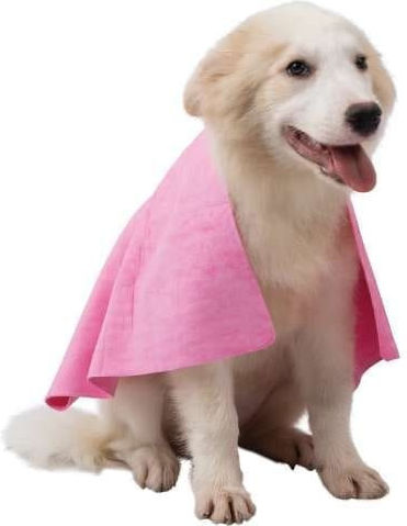 M-pets Absorbent Quick-Dry Towel for Dog and Cat Pink Bubble 64×43cm