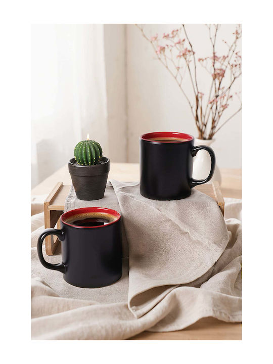 SteweHome Σετ Χριστουγεννιάτικα Πιάτα Κεραμικα 345ml 2τμχ