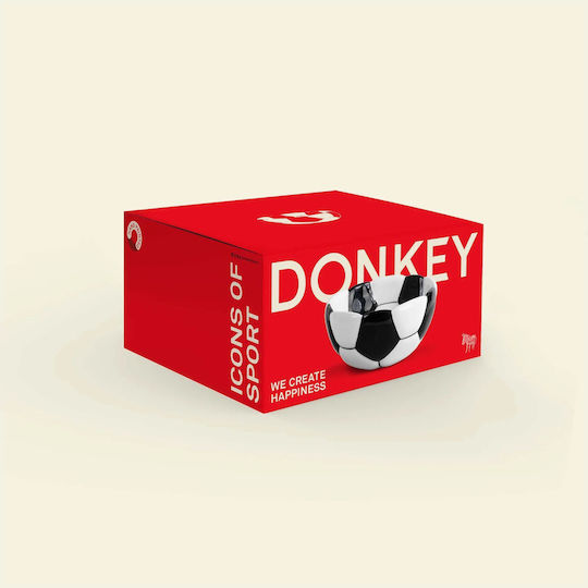 Donkey Пластмасово Детско Кутия За Храна Футбол Оранжева 27 x 27 x 13 см