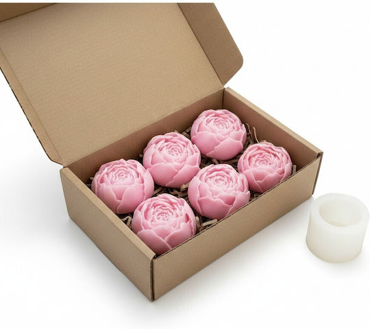 Silicone Mold Peony Candles Crafts 4.5x3.6cm
