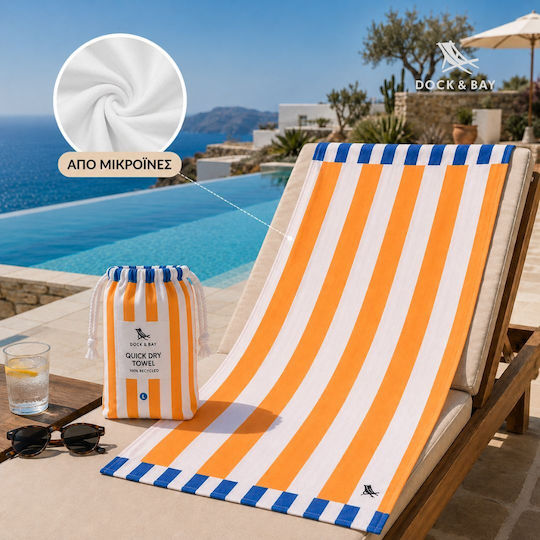 Dock & Bay Quickdry Πετσέτα Microfiber Σώματος 160x90εκ.