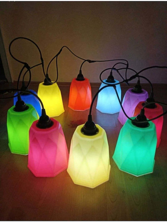 SteweHome Wasserdichte Lichterkette Beleuchtung LED mit 10 Lampen