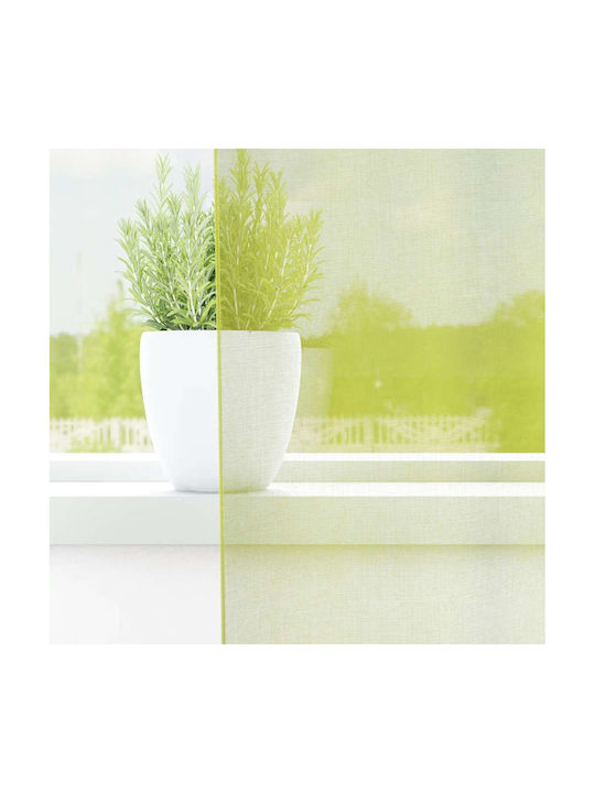 vidaXL Set Perdele Cu Capse Husă Verde Măr 140x225cm