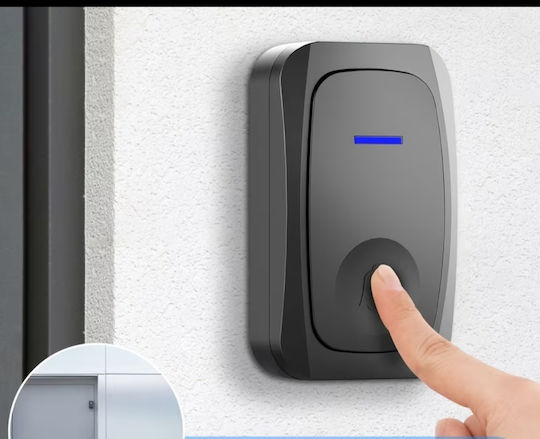 Wireless Door Bell Black