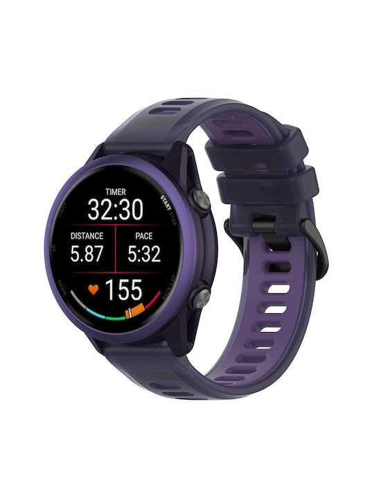 Techsuit Λουράκι Σιλικόνης Μωβ (Galaxy Watch (46mm) / Gear S3)