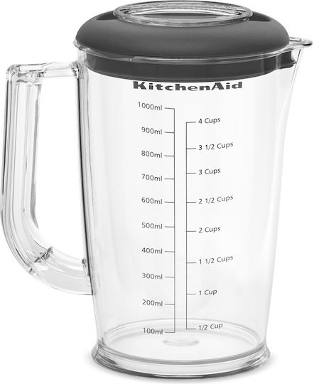 Kitchenaid Blender de mână cu Tijă din Inox 180W Negru