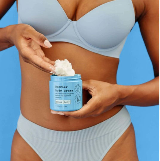 Frank Body Moisturizing Body Cream with Niacinamide Ceramides and Shea Butter for Dry and Sensitive Skin 230ml