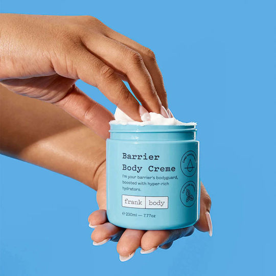 Frank Body Moisturizing Body Cream with Niacinamide Ceramides and Shea Butter for Dry and Sensitive Skin 230ml