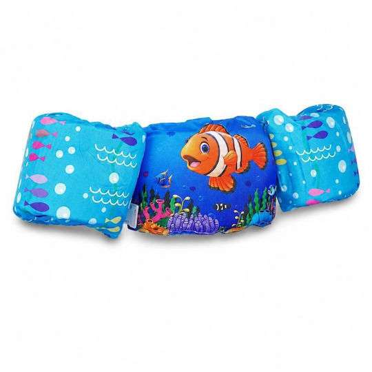 Toto TO-01 Schwimmflügel Für Kinder 2 Bis 6 Mit Bruststütze Blau