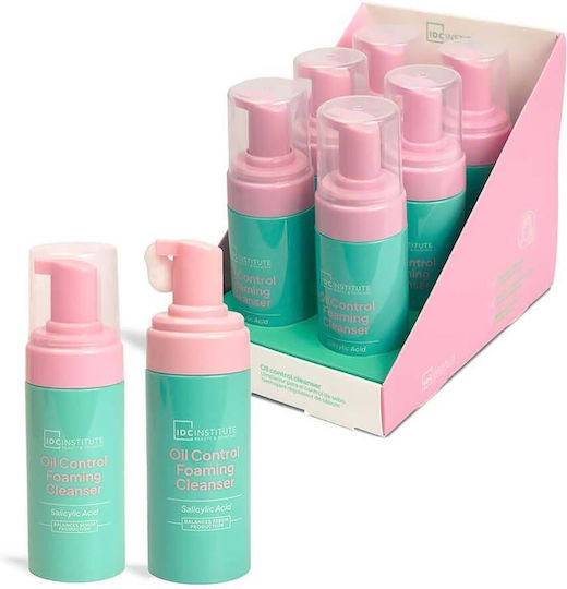 IDC Institute Oil Control Foaming Facial Cleanser Salicylic Acid Foam Facial Cleansing 120ml