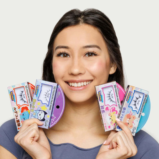 Gene false premium 3D effect Twinkle Eyes model Chibi Manga blană artificială de nurcă Rude Cosmetics 1 bucată