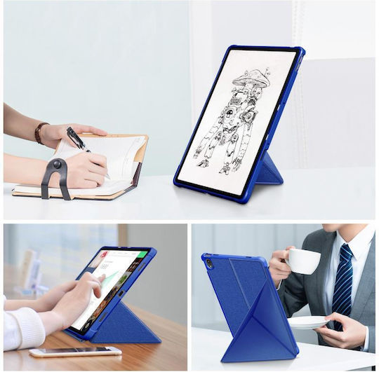Lenovo Tab P11 Tb-j606f Αντιχτυπητική Θήκη Pu Βάση Μπλε