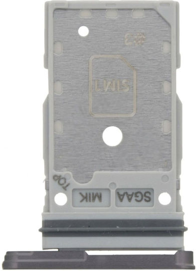 Samsung Sim-Kartenhalter Galaxy S23 FE Dual Nano Sim Service Pack Schwarz