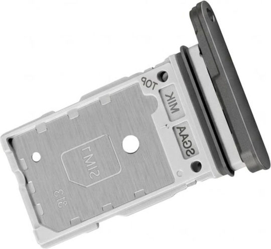 Samsung Sim-Kartenhalter Galaxy S23 FE Dual Nano Sim Service Pack Schwarz