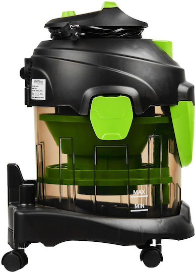 Kraft & Dele Σκούπα Υγρών / Στερεών 1600W με Πλαστικό Κάδο 15lt