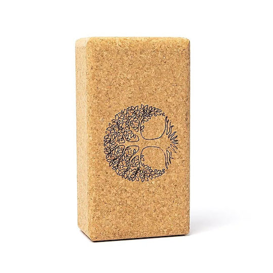 Yoga Zubehör Block Kork “tree Life” Kork Maße 23 X 12 X 7,5 Cm 570 G
