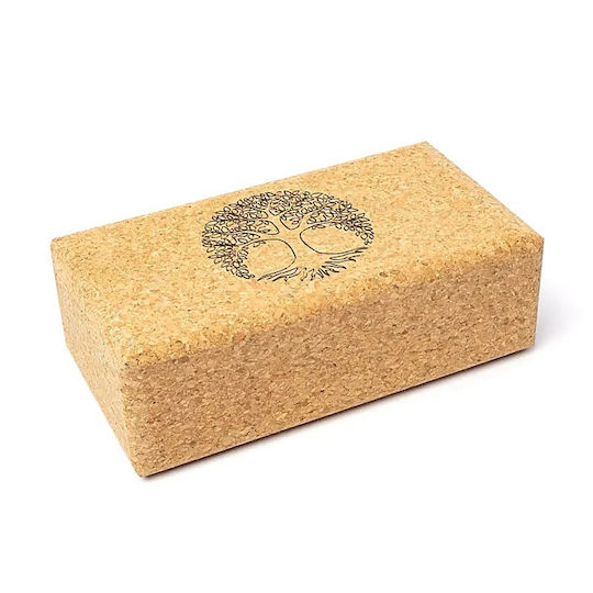 Yoga Zubehör Block Kork “tree Life” Kork Maße 23 X 12 X 7,5 Cm 570 G