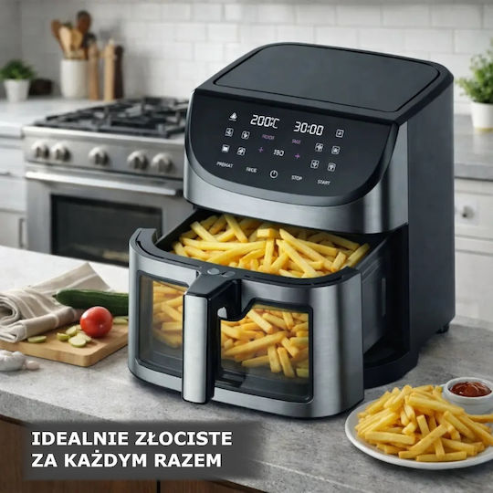 Extralink Air Fryer 8lt Μαύρο