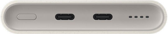 Samsung Power Bank 10000mAh 25W mit 2 USB-C Ausgangsanschlüsse Beige