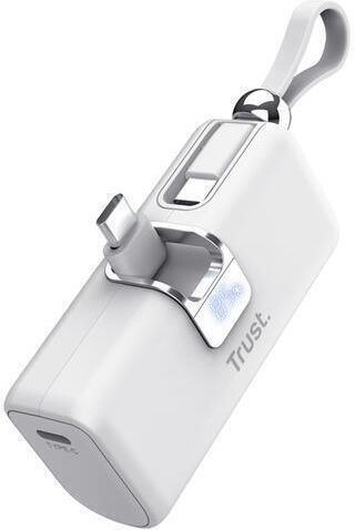 Trust Power Bank 5000mAh 18W Livrarea energiei Alb