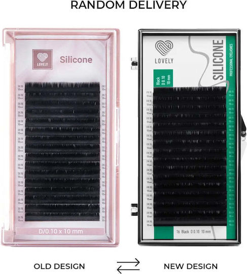 Eyelashes Lovely Silicone 16 Lines M L M 10