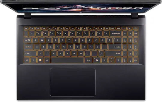 Acer Nitro V 15 15.6" IPS FHD 165Hz (i9-13900H/16GB/1TB SSD + 16GB SSD/GeForce RTX 5060/W11 Pro) (Международна английска клавиатура)