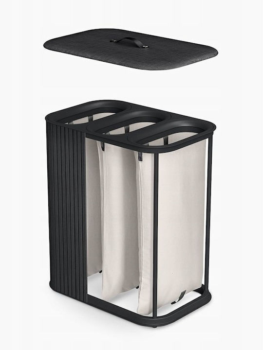 Joseph Joseph Plastic Laundry Basket 90L Black