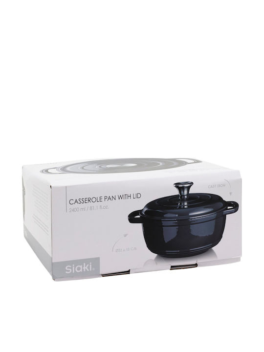 Siaki Collection Ρηχή Κατσαρόλα από Μαντέμι 2.4lt / 22cm