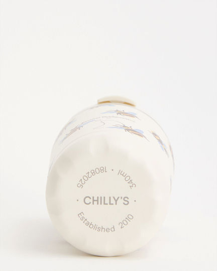 Chilly's Ποτήρι Θερμός Ανοξείδωτο BPA Free 340ml E.b. Bumblebee Blue Wing