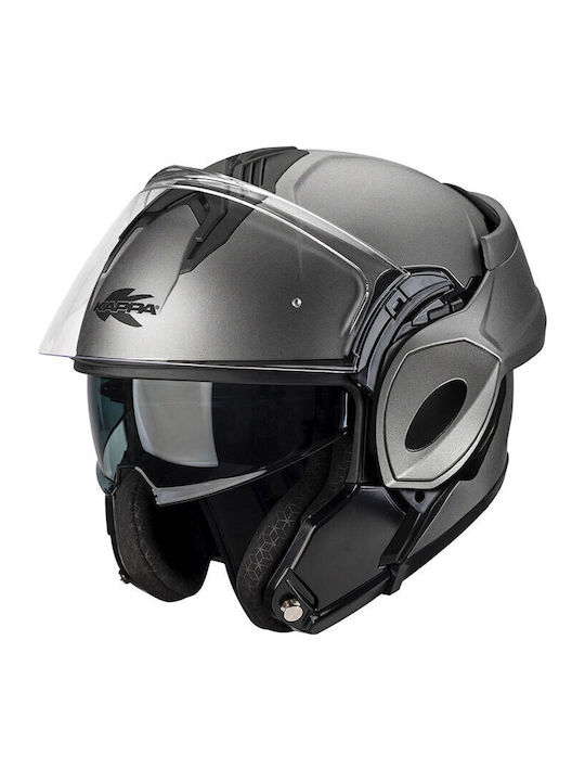 Kappa Moto KV55 Basic Flip-Up ECE 22.06 Matt Titanium Kappa Moto KV55 Basic Flip-Up ECE 22.06 Matt Titanium