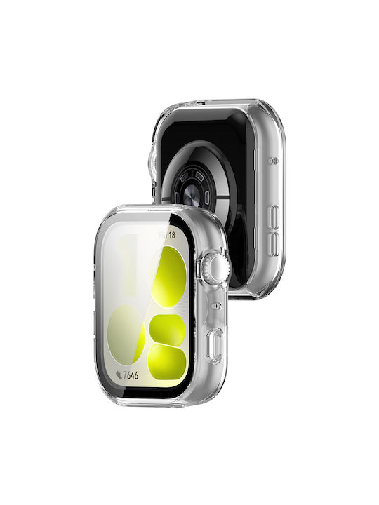 Techsuit Defense360 Pro Πλαστική Θήκη με Τζαμάκι σε Διάφανο χρώμα για Huawei Watch Fit 5