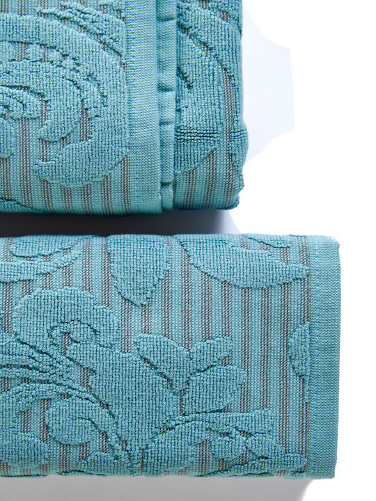 Comfort Set of Bath Towels 2 pcs Petrol Blue