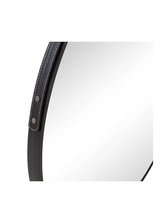 Freebox Wandspiegel Mit Schwarzem Rahmen Durchmesser 70cm