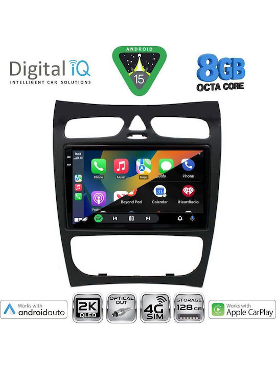 Digital Iq Bxk 20406_cpaa 9inc Multimedia Tablet Mercedes Clk W209 Mod 2000-2004