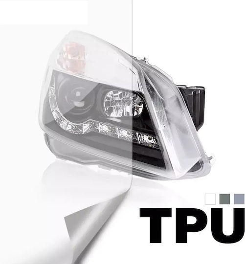 TPU PPF Transparent Protective Car Headlight Film High Transparency Self-Healing Anti-Scratch Protection 30x60cm TC-506