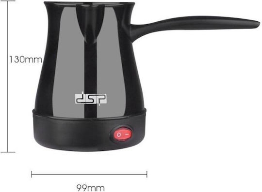 DSP Ηλεκτρικό Μπρίκι 600W με Χωρητικότητα 300ml Καφέ