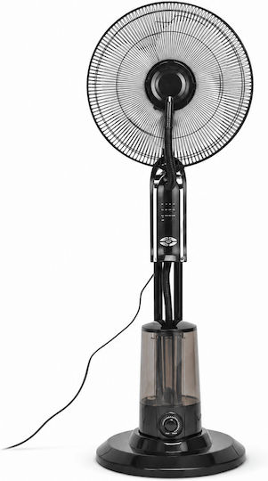 Misting Fan 75W Fan Diameter 40cm With Remote Control Black