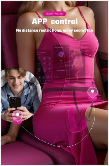 Aph Ροζ Δονητής Διπλής Διέγερσης Pink Dual Stimulation Vibrator Sw5035