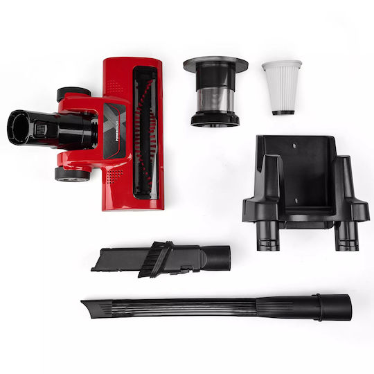 Einhell TE-SV 18 Li-FLX-Solo Επαναφορτιζόμενη Σκούπα 2 σε 1 Stick & Χειρός 18V Χωρίς Φορτιστή & Μπαταρία Κόκκινη