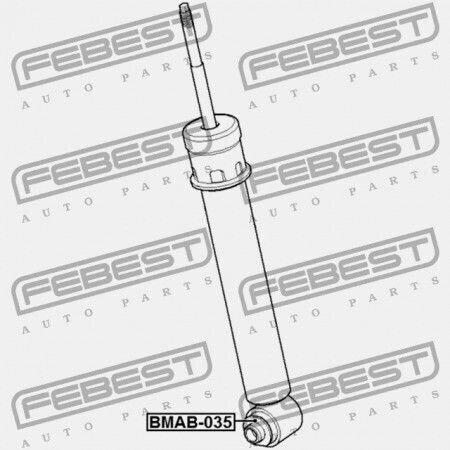 Febest Αμορτισέρ για BMW X5 / E53 1999-2006