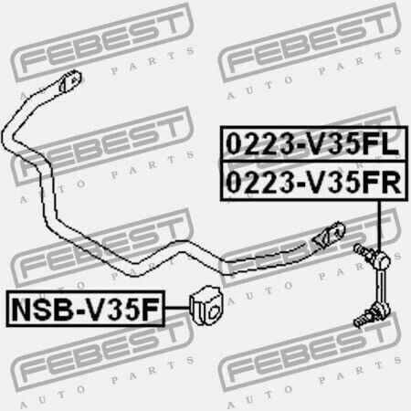 Febest Гола Висулка за NIssa 350Z