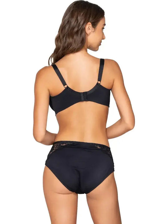 Balconette Black Сутиен с Банели