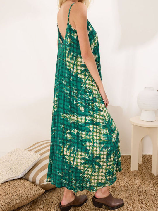 Summer Midi Dress Green