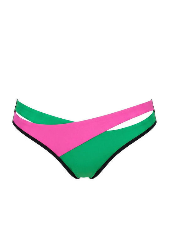 Bikini Slip Black/Green