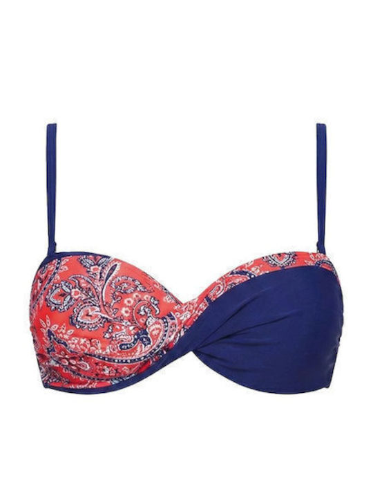 Bikinioberteile mit Polsterung Blau