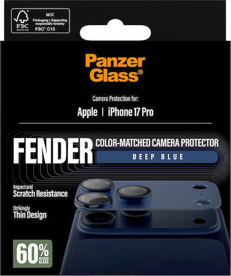 PanzerGlass Fender Camera Protection Metal Frame Blue for iPhone 17 Pro