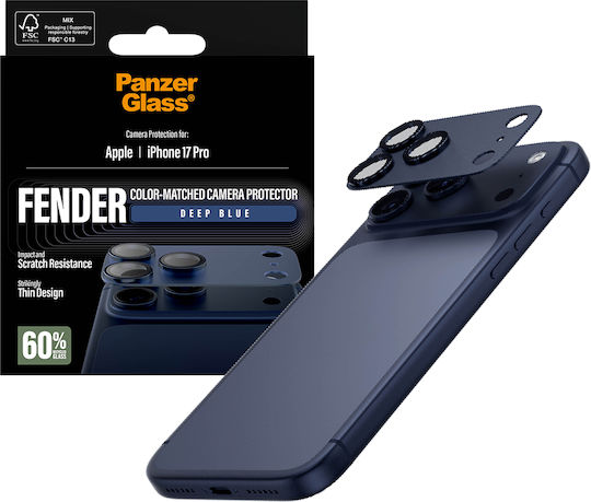 PanzerGlass Fender Camera Protection Metal Frame Blue for iPhone 17 Pro