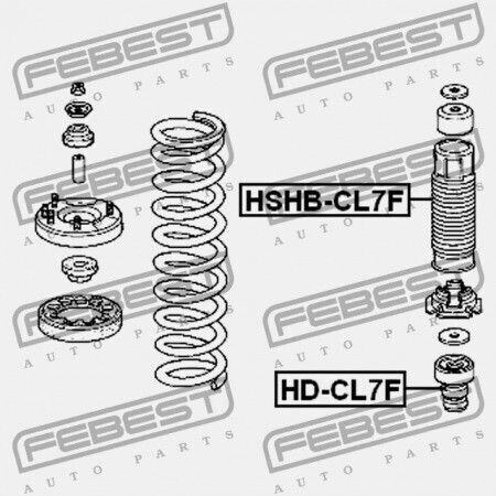 Honda Accord Cl9 2003-2008 Eu Kappe Für Vorderen Stoßdämpfer