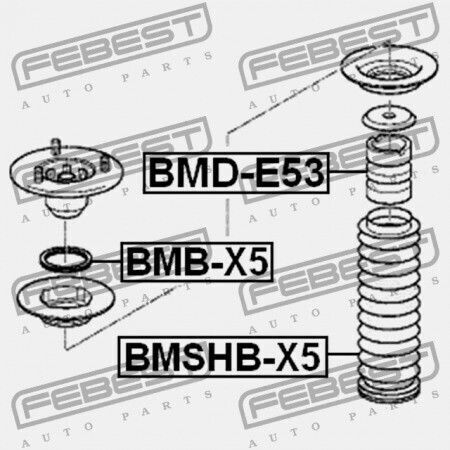 Vordere Stoßdämpfer Rebound BMW X5 E53 1999-2006 Ece 31336751594